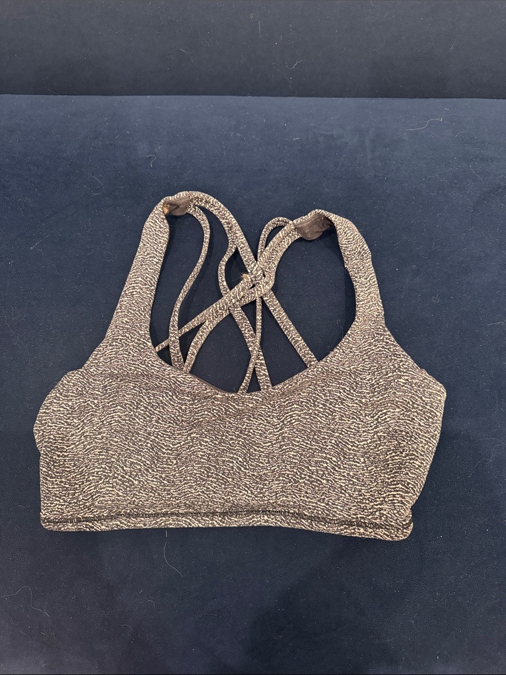 Lululemon Textured black / white Sports Bra — Women Intimates & Sleepwear